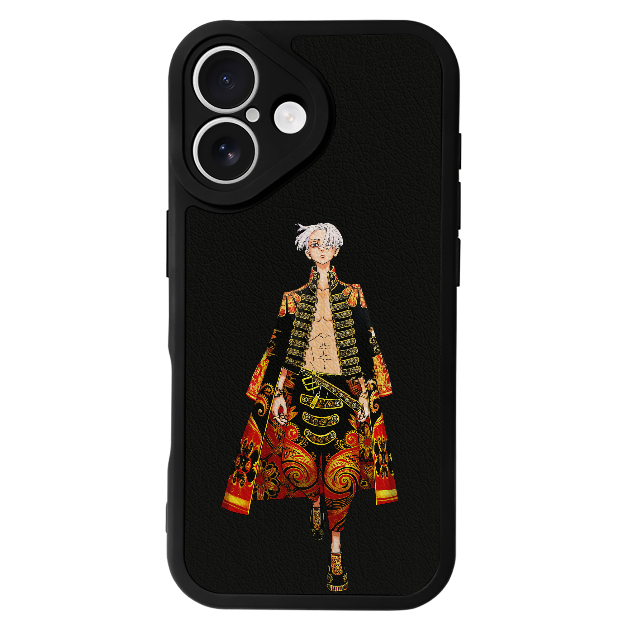 （画像用） 東京リベンジャーズ Tokyo Revengers 【iPhone 16シリーズ対応】シリコンスマホケース（レザー調） 材質：シリコン